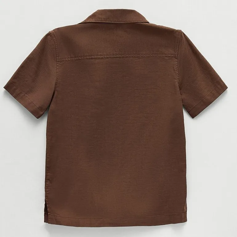 Thereabouts Little & Big Kid Boys Short Sleeve Regular Fit Button-Down Shirt