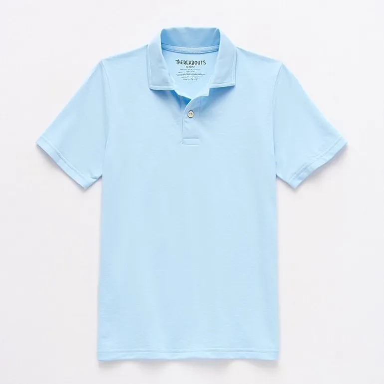 Thereabouts Little & Big Kid Boys Short Sleeve Regular Fit Polo Shirt