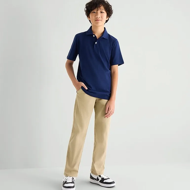 Thereabouts Little & Big Kid Boys Short Sleeve Regular Fit Polo Shirt