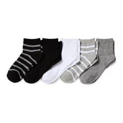 Thereabouts Little & Big Kid Boys 10 Pair Quarter Ankle Socks
