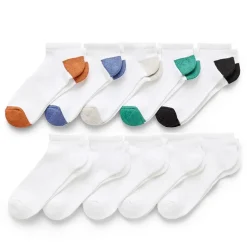 Thereabouts Little & Big Kid Boys Multi-Pack 10 Pair Low Cut Socks