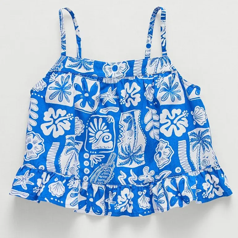 Thereabouts Little & Big Kid Girls Square Neck Sleeveless Tank Top