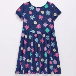 Thereabouts Little & Big Kid Girls Short Sleeve A-Line Dress