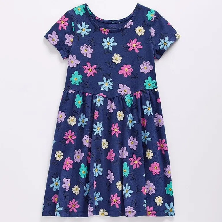 Thereabouts Little & Big Kid Girls Short Sleeve A-Line Dress
