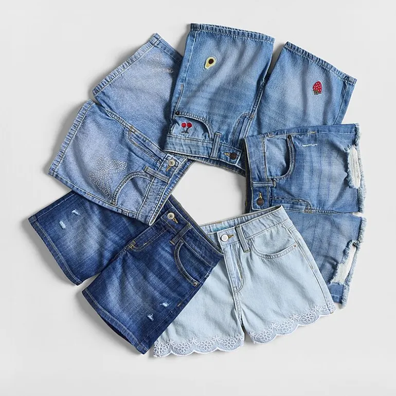 Thereabouts Little & Big Kid Girls Adjustable Waist Denim Short