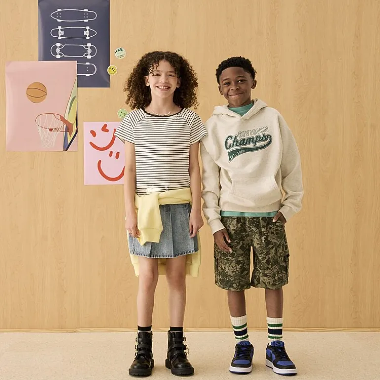 Thereabouts Little & Big Kid Girls High Rise Adjustable Waist Mini Denim Skirt