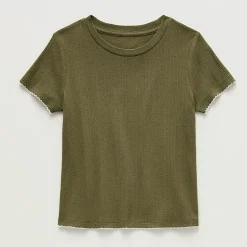 Thereabouts Little & Big Kid Girls Crew Neck Short Sleeve T-Shirt