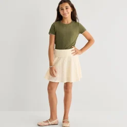 Thereabouts Little & Big Kid Girls Crew Neck Short Sleeve T-Shirt