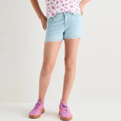 Thereabouts Little & Big Kid Girls Adjustable Waist Denim Short
