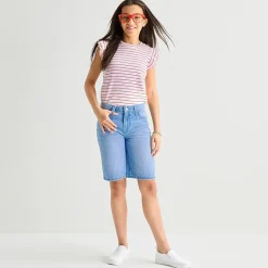 Thereabouts Little & Big Kid Girls Adjustable Waist Denim Short