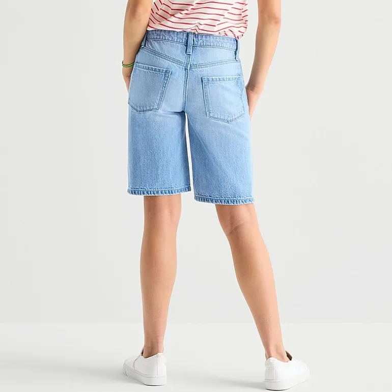 Thereabouts Little & Big Kid Girls Adjustable Waist Denim Short