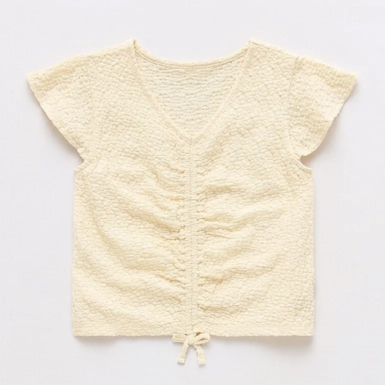 Thereabouts Little & Big Kid Girls V Neck Short Sleeve T-Shirt