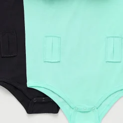 Thereabouts Little & Big Kid Girls Crew Neck Short Sleeve Adaptive 2-pc. Bodysuit