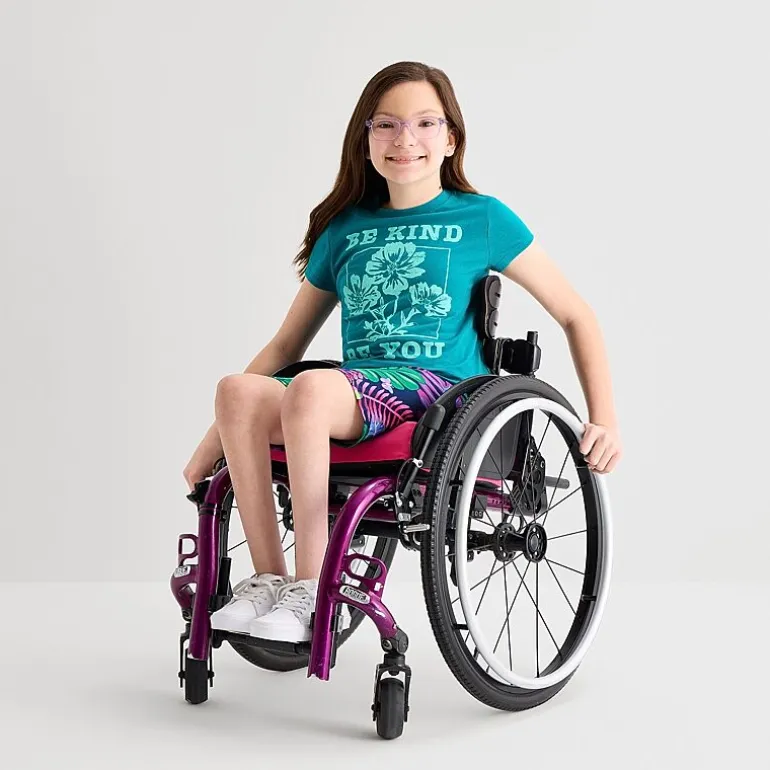 Thereabouts Little & Big Kid Girls 6" Adaptive Easy-on + Easy-off Seated Wear 2-pc. Bike Short