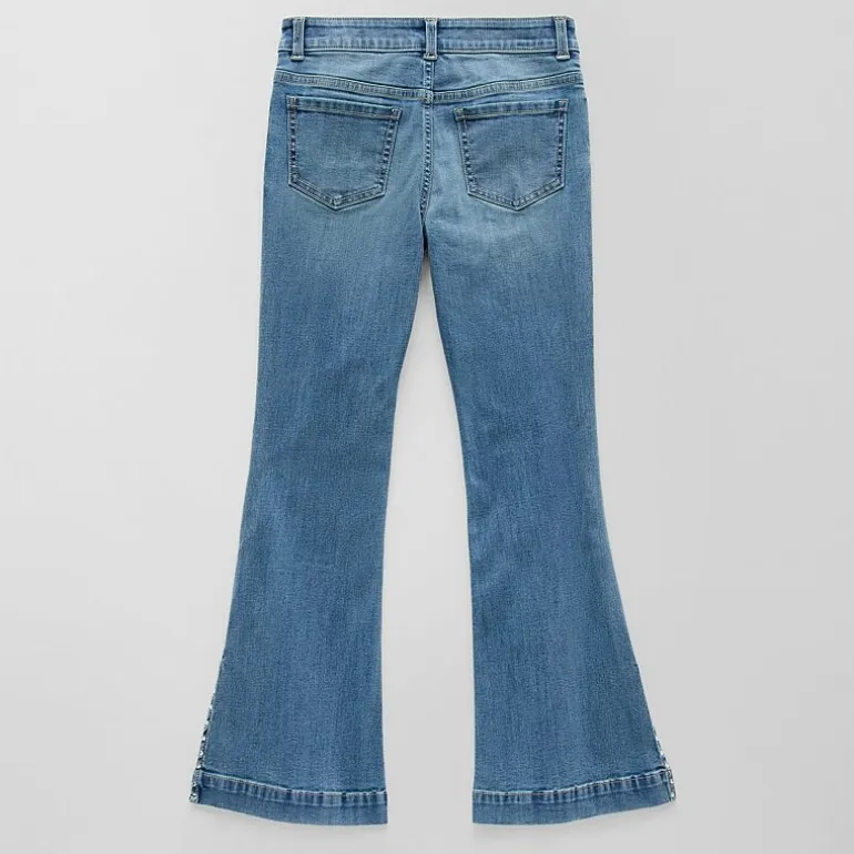 Thereabouts Little & Big Kid Girls Adaptive Flare Leg Jean