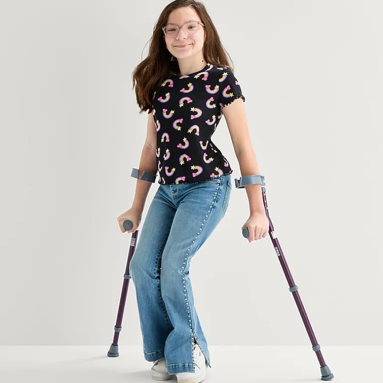 Thereabouts Little & Big Kid Girls Adaptive Flare Leg Jean