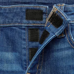 Thereabouts Little & Big Kid Girls Adaptive Adjustable Waist Easy-on + Easy-off Denim Short