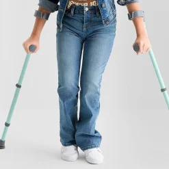 Thereabouts Little & Big Kid Girls Adaptive Bootcut Jean