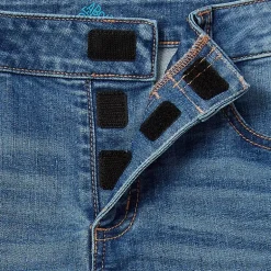 Thereabouts Little & Big Kid Girls Adaptive Adjustable Waist Stretch Fabric Straight Leg Jean