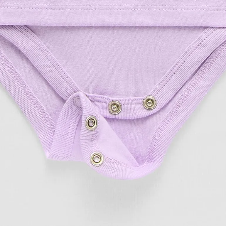 Thereabouts Little & Big Kid Girls Crew Neck Short Sleeve Adaptive Rib Bodysuit