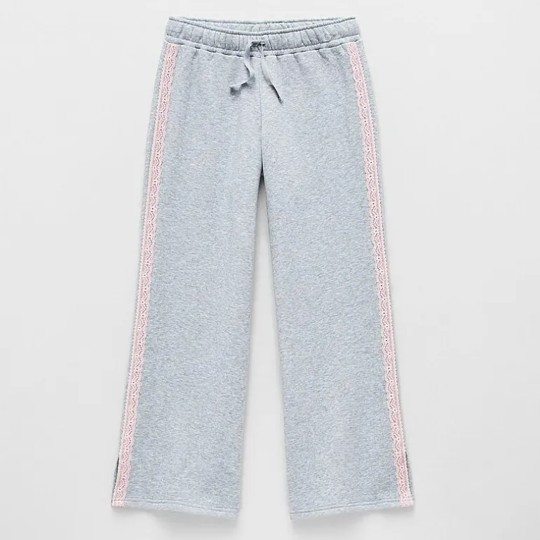 Thereabouts Little & Big Kid Girls Mid Rise Regular Fit Fleece Pull-On Pant