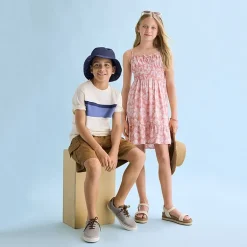 Thereabouts Little & Big Kid Girls Sleeveless Spaghetti Straps A-Line Dress