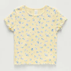 Thereabouts Little & Big Kid Girls Round Neck Short Sleeve T-Shirt