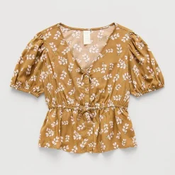 Thereabouts Little & Big Kid Girls Scoop Neck Sleeveless Blouse