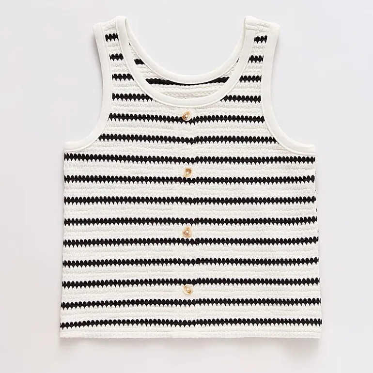 Thereabouts Little & Big Kid Girls Scoop Neck Sleeveless Tank Top