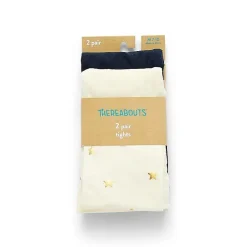 Thereabouts Little & Big Kid Girls 2-pc. Star Tights