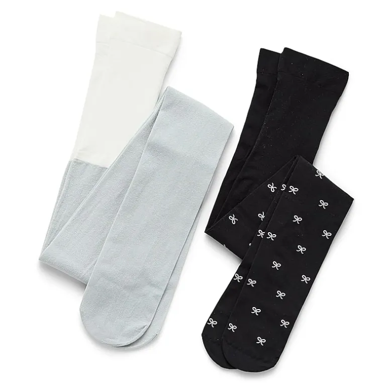 Thereabouts Little & Big Kid Girls 2-pc. Bows Tights