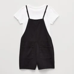 Thereabouts Little & Big Kid Girls Square Neck Sleeveless Romper Set