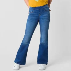 Thereabouts Little & Big Kid Girls Pull On Flare Leg Jean
