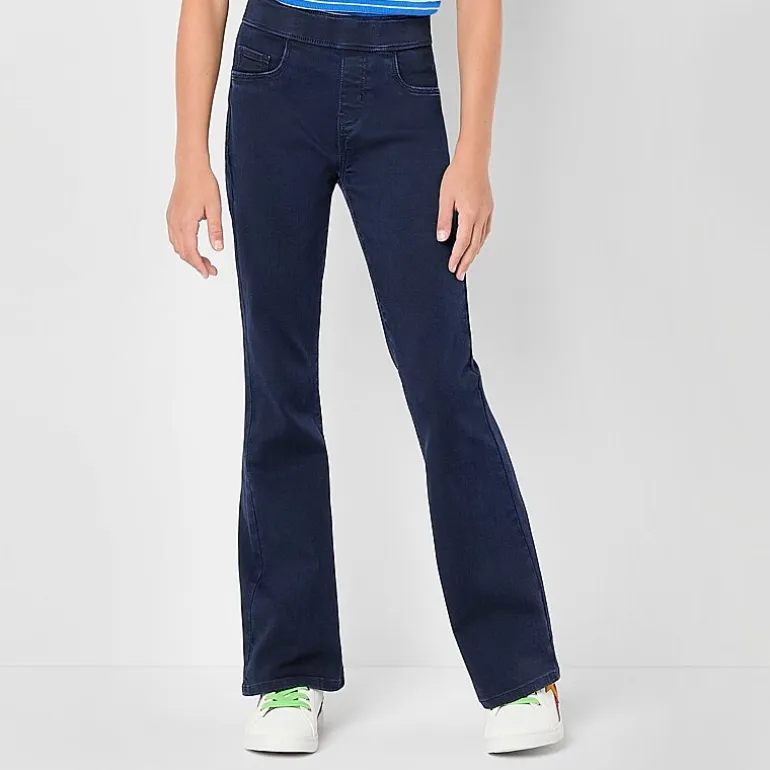 Thereabouts Little & Big Kid Girls Pull On Flare Leg Jean