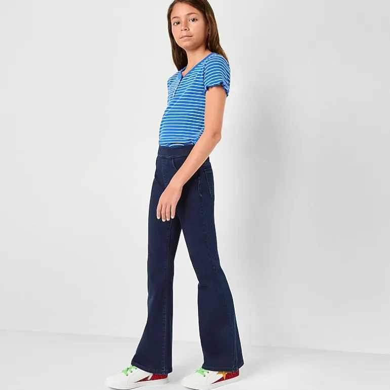 Thereabouts Little & Big Kid Girls Pull On Flare Leg Jean