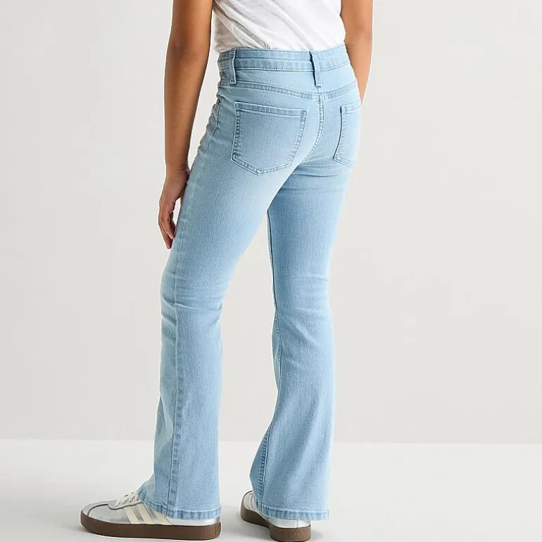 Thereabouts Little & Big Kid Girls Button Fly Flare Leg Jean