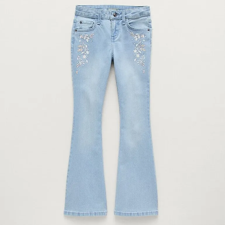 Thereabouts Little & Big Kid Girls Flare Leg Jean
