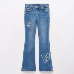 Thereabouts Little & Big Kid Girls Low Rise Flare Leg Jean