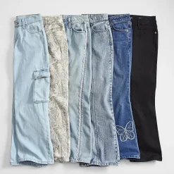 Thereabouts Little & Big Kid Girls Adjustable Waist Baggy Fit Jean