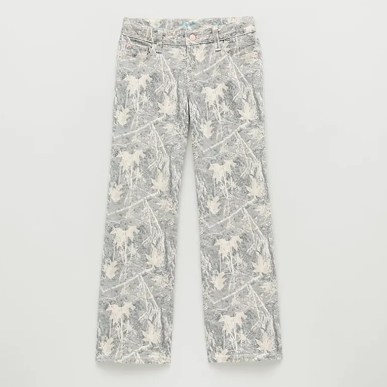 Thereabouts Little & Big Kid Girls Adjustable Waist Stretch Fabric Superflex Mid Rise Regular Fit Bootcut Jean