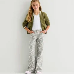 Thereabouts Little & Big Kid Girls Adjustable Waist Stretch Fabric Superflex Mid Rise Regular Fit Bootcut Jean