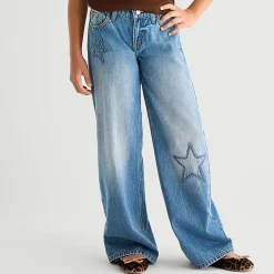 Thereabouts Little & Big Kid Girls Adjustable Waist Low Rise Baggy Fit Jean