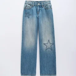 Thereabouts Little & Big Kid Girls Adjustable Waist Low Rise Baggy Fit Jean