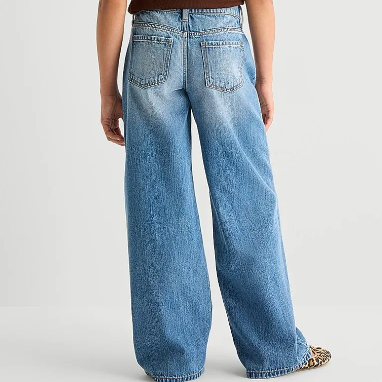 Thereabouts Little & Big Kid Girls Adjustable Waist Low Rise Baggy Fit Jean
