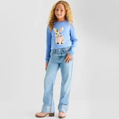 Thereabouts Little & Big Kid Girls Wide Leg Jean