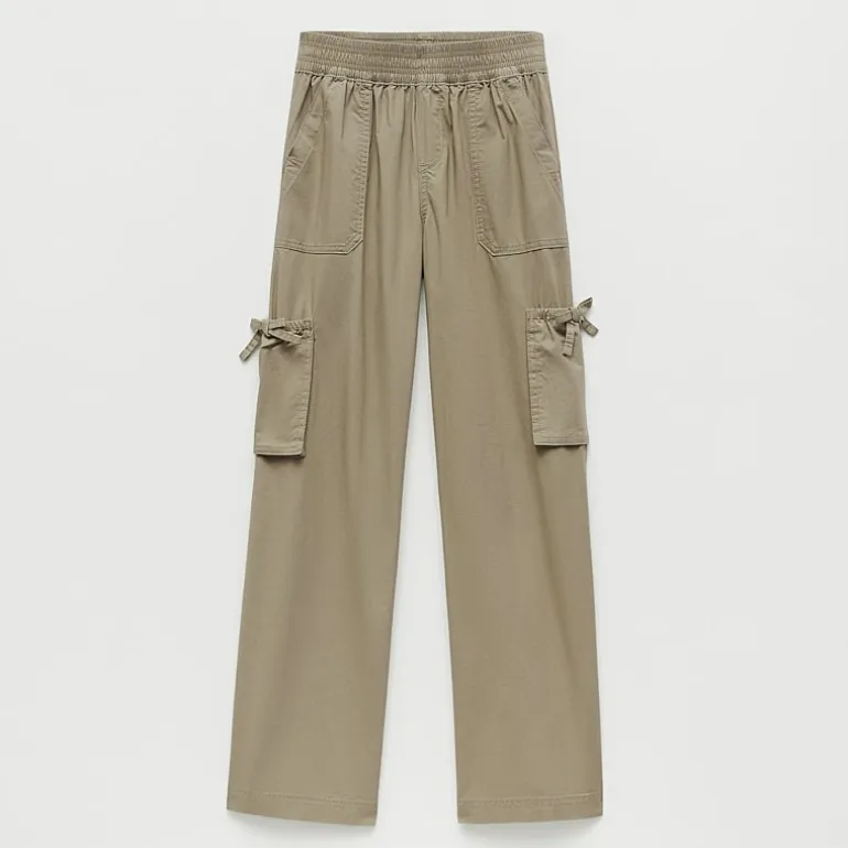 Thereabouts Little & Big Kid Girls Mid Rise Wide Leg Cargo Pant