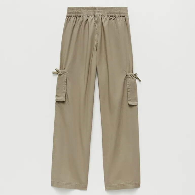 Thereabouts Little & Big Kid Girls Mid Rise Wide Leg Cargo Pant