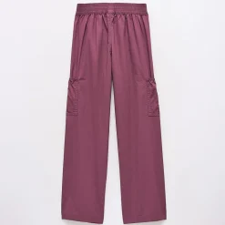 Thereabouts Little & Big Kid Girls Mid Rise Wide Leg Cargo Pant