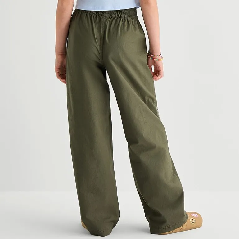 Thereabouts Little & Big Kid Girls Stretch Fabric Mid Rise Straight Cargo Pant
