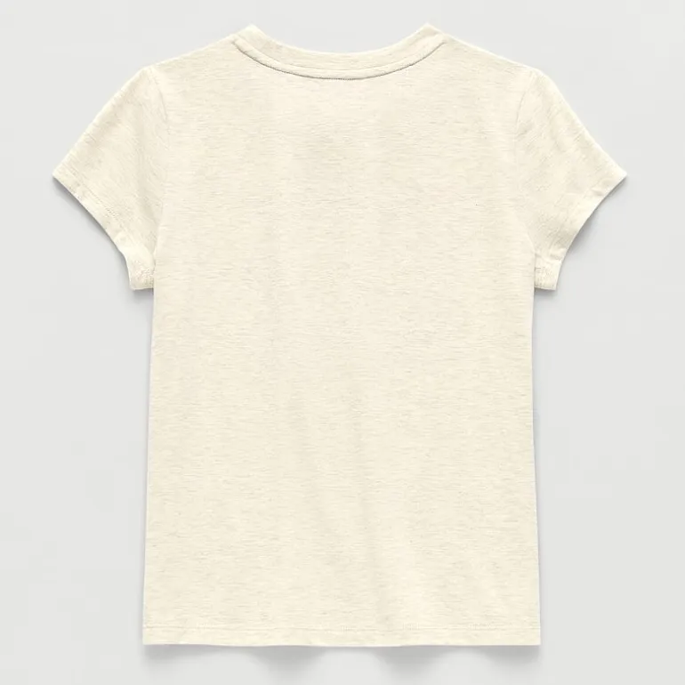 Thereabouts Little & Big Kid Girls Crew Neck Short Sleeve Classic Fit Graphic T-Shirt
